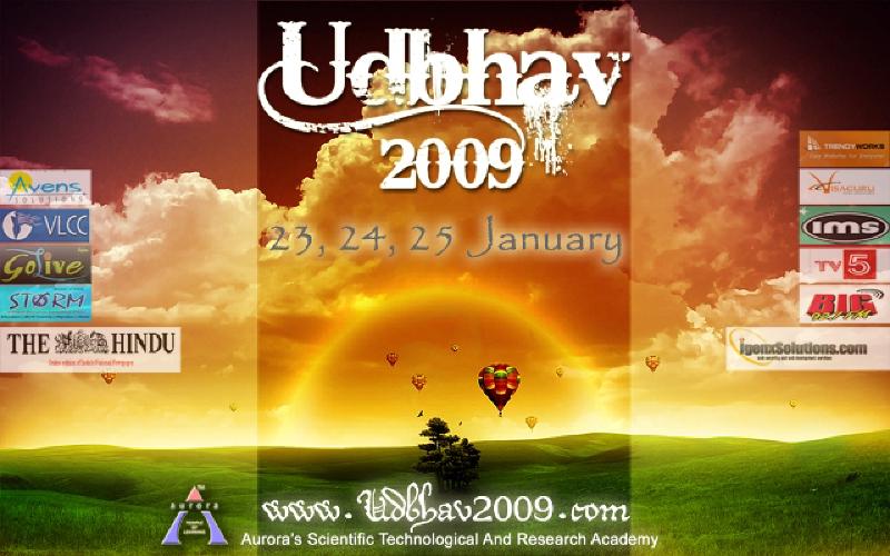 Udbhav 2009 stage backdrop