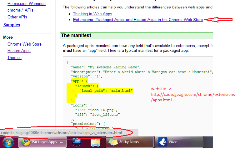 bug on google chrome extension labs website