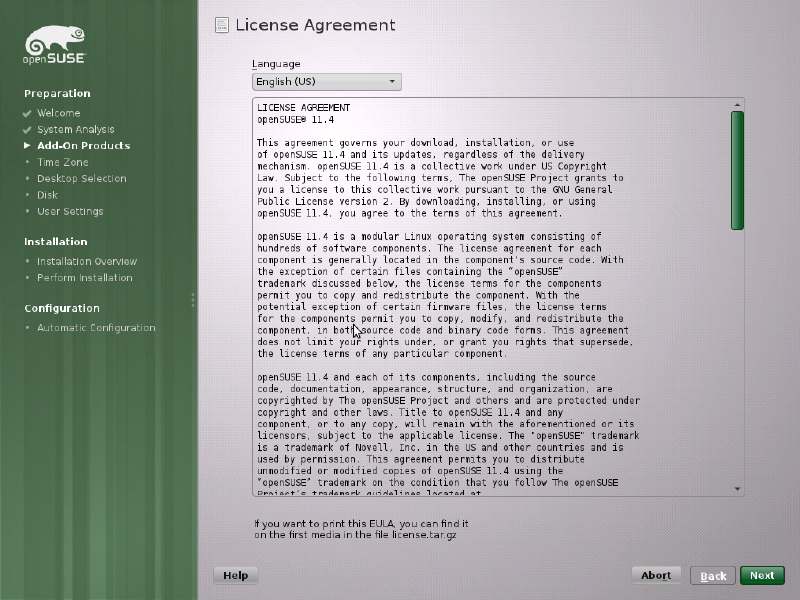 openSUSE 11.4 11.11.4-0 repository being added