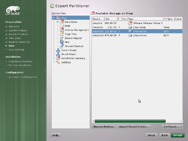 Desktop Selection with GNOME and KDE options