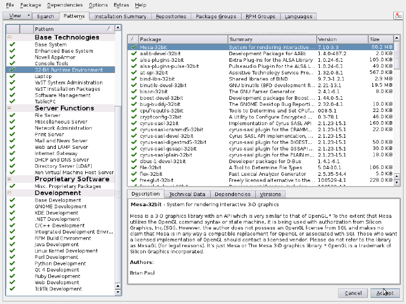 Repository configuration with openSUSE-11.4-11.4.0-1.20 repo