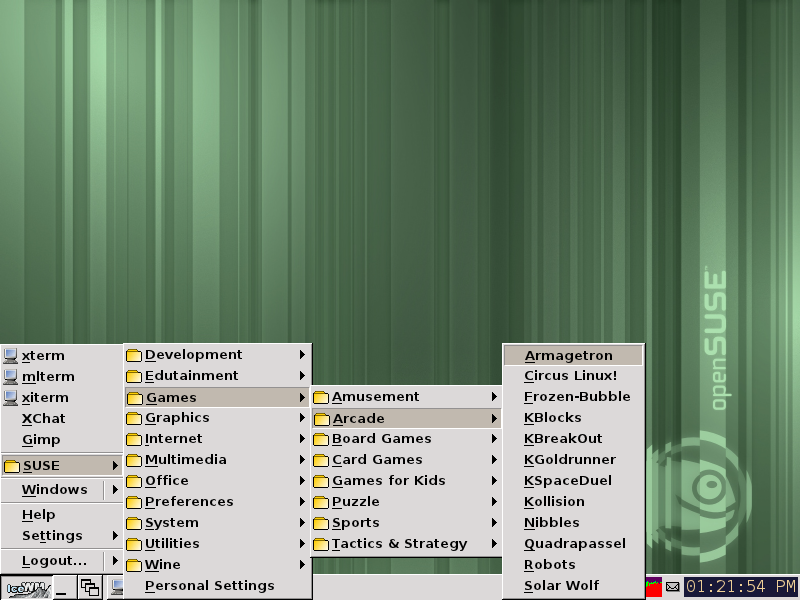 GNOME System Monitor showing CPU History, Memory and Swap History, Network History