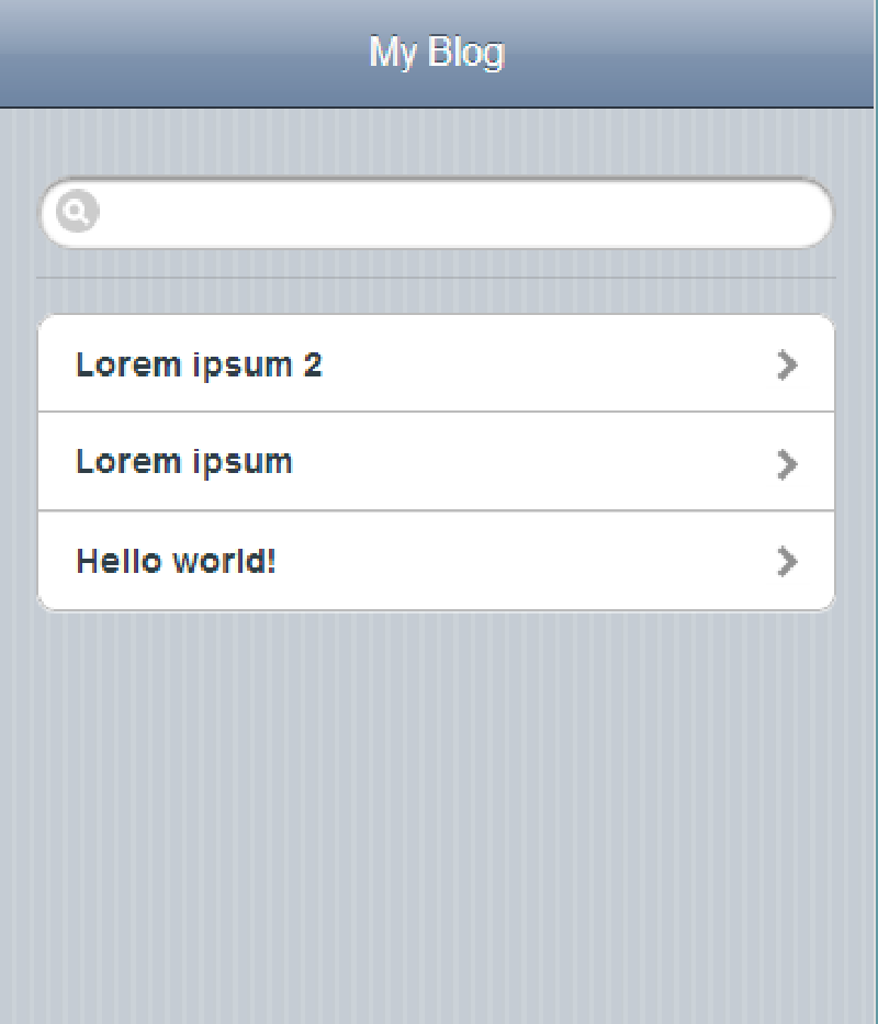 iOS-inspired WordPress Theme